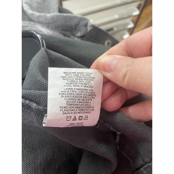 Wrangler Men's XL 46-48 Gray Denim Workwear Jacket/Shacket Fleeced lined Hood - Picture 8 of 9